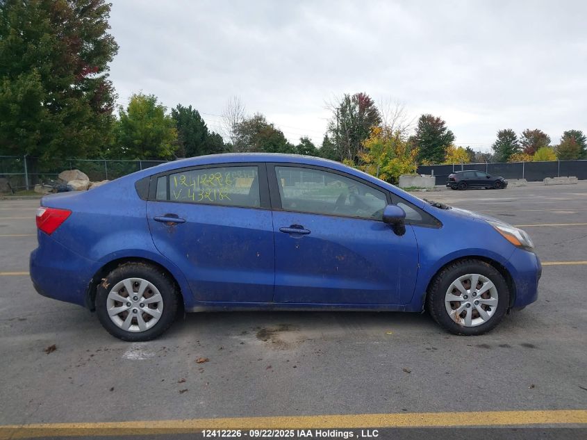 2015 Kia Rio Lx VIN: KNADM4A38F6432182 Lot: 12412226