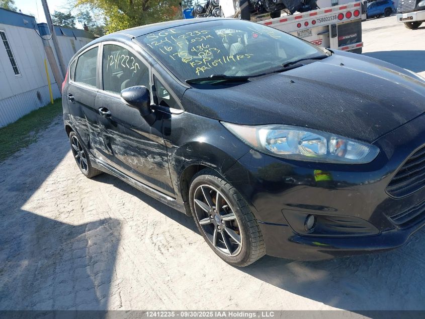 2016 Ford Fiesta Se VIN: 3FADP4EJXGM175486 Lot: 12412235