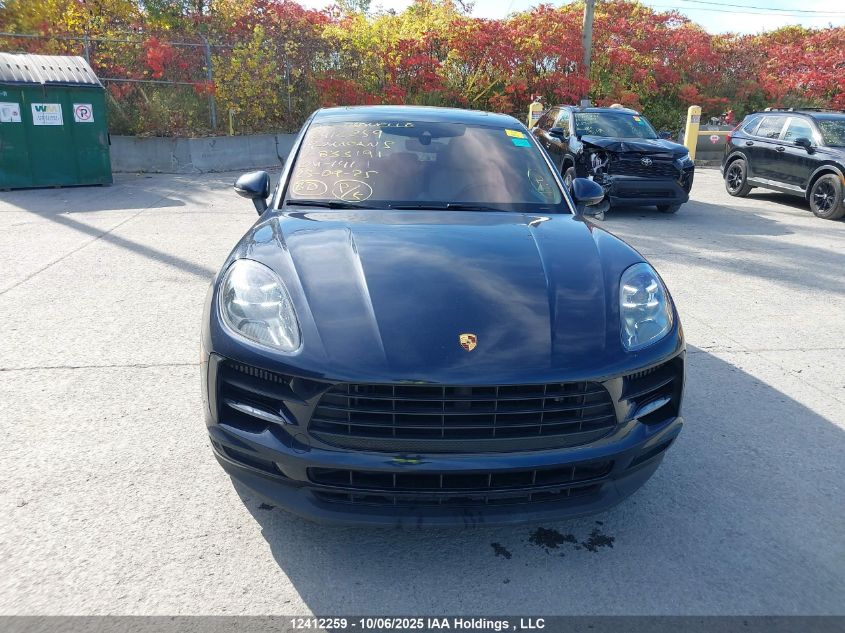 2019 Porsche Macan S VIN: WP1AB2A5XKLB33191 Lot: 12412259