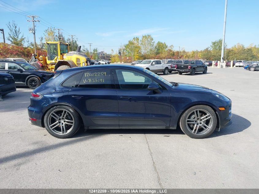 2019 Porsche Macan S VIN: WP1AB2A5XKLB33191 Lot: 12412259