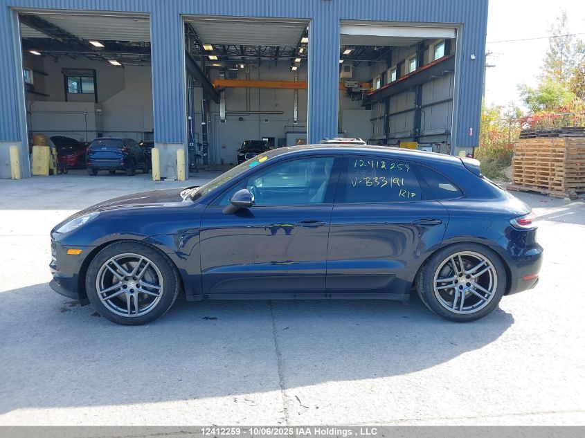 2019 Porsche Macan S VIN: WP1AB2A5XKLB33191 Lot: 12412259