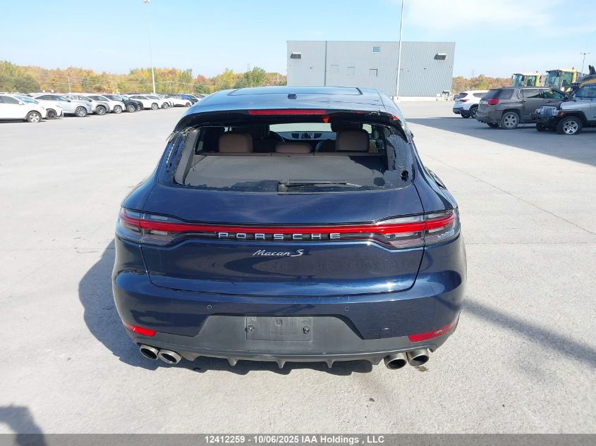 2019 Porsche Macan S VIN: WP1AB2A5XKLB33191 Lot: 12412259