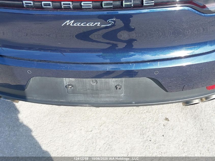 2019 Porsche Macan S VIN: WP1AB2A5XKLB33191 Lot: 12412259
