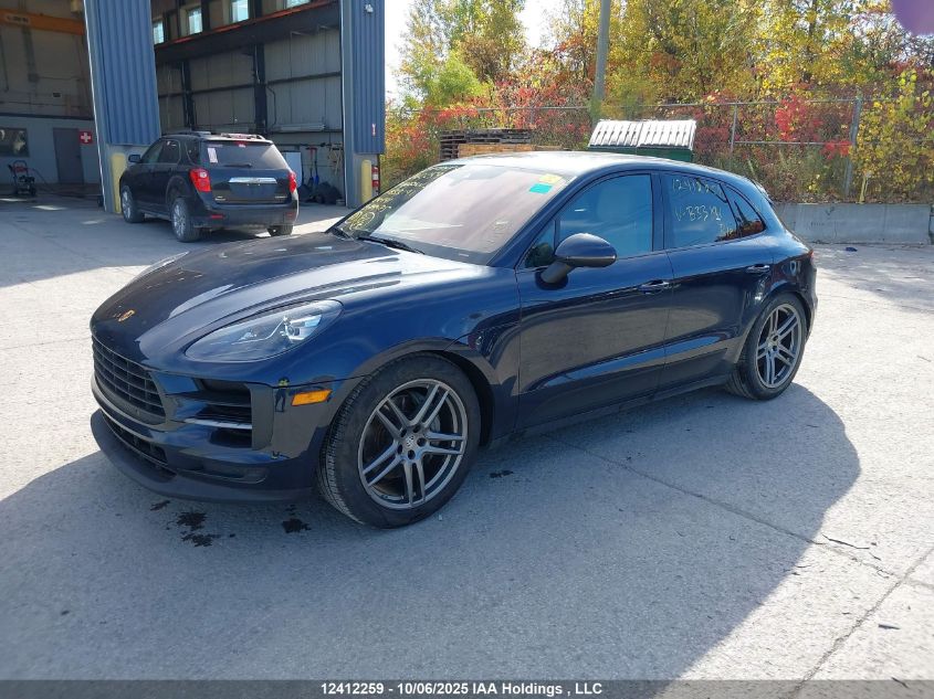 2019 Porsche Macan S VIN: WP1AB2A5XKLB33191 Lot: 12412259