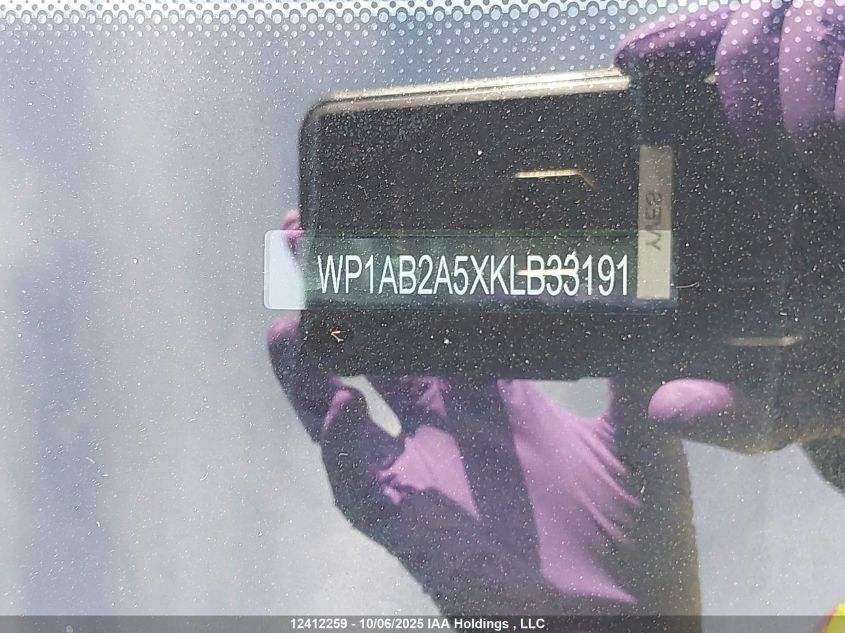 2019 Porsche Macan S VIN: WP1AB2A5XKLB33191 Lot: 12412259