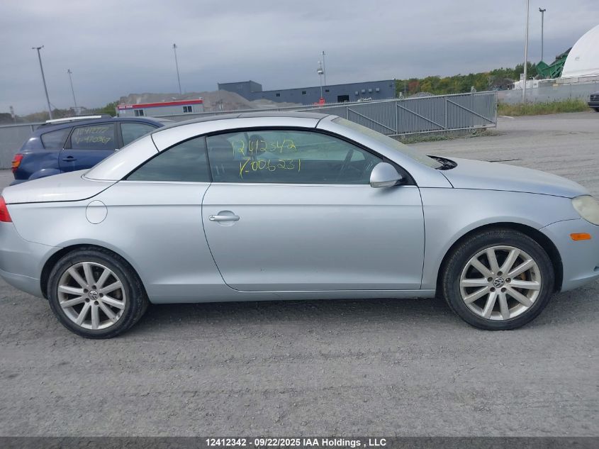 2007 Volkswagen Eos VIN: WVWFA71F37V006231 Lot: 12412342