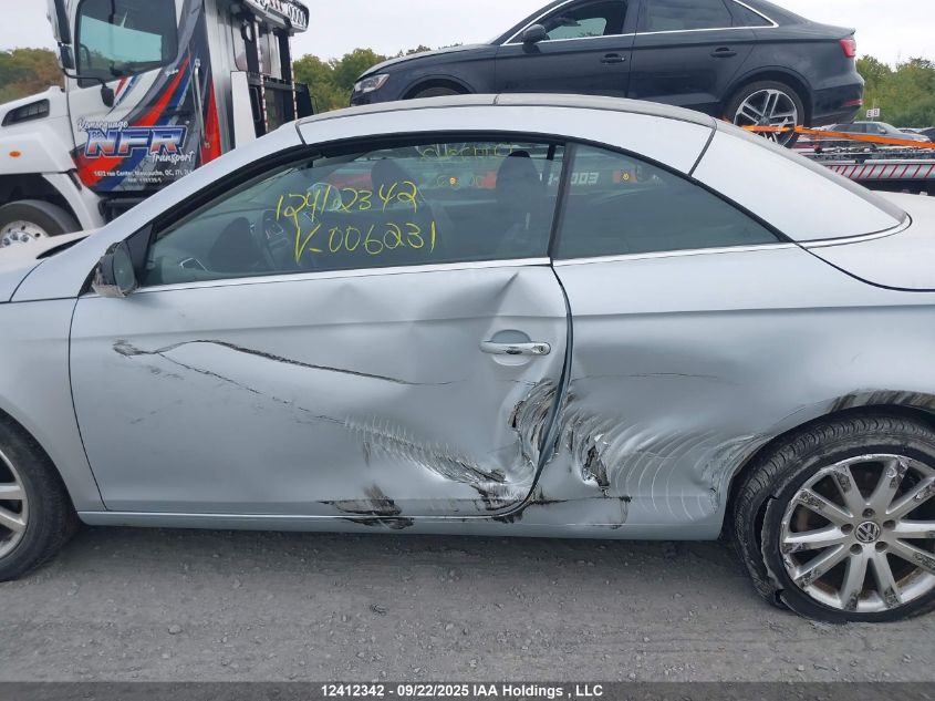 2007 Volkswagen Eos VIN: WVWFA71F37V006231 Lot: 12412342
