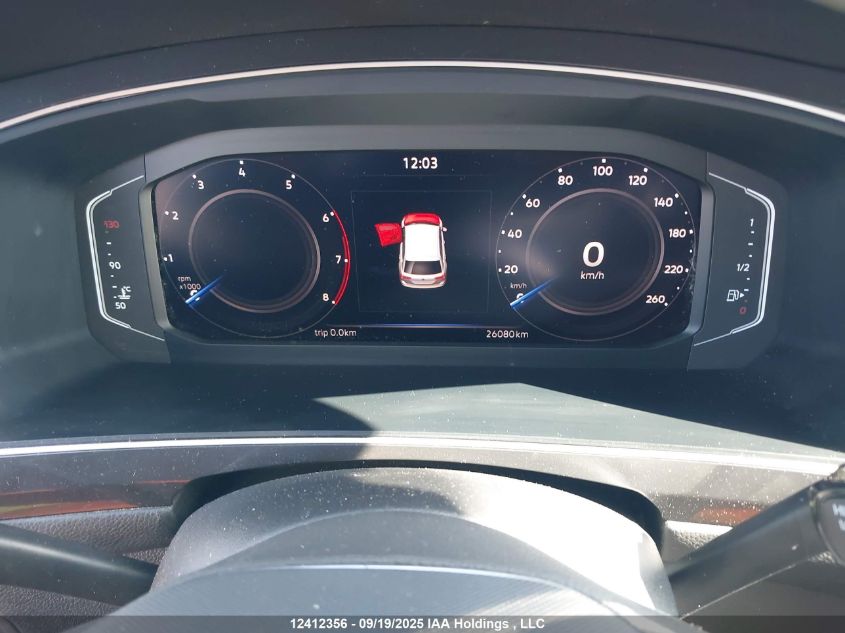 2024 Volkswagen Tiguan Comfortline R-Line Black Edition VIN: 3VV8B7AX9RM136351 Lot: 12412356