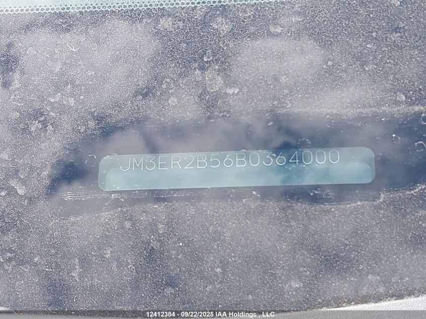 2011 Mazda Cx-7 Gx VIN: JM3ER2B56B0364000 Lot: 12412384