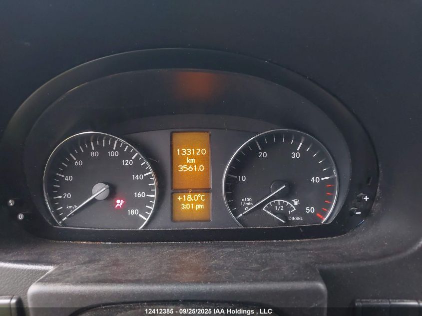 2018 Mercedes-Benz Sprinter 2500 VIN: WD3BE8CD4JP632090 Lot: 12412385