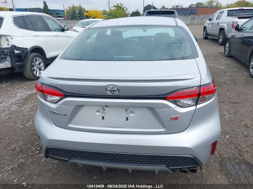 2020 Toyota Corolla Se/Xse VIN: 5YFB4RBE6LP009001 Lot: 12412409