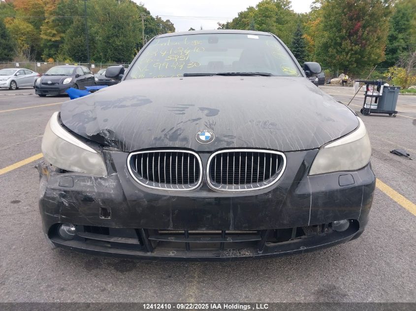 2006 BMW 525I VIN: WBANE53526B992230 Lot: 12412410