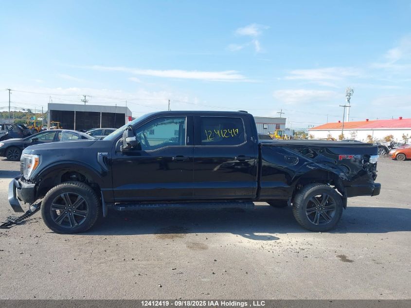 2022 Ford F150 Supercrew VIN: 1FTFW1E88NFA53613 Lot: 12412419
