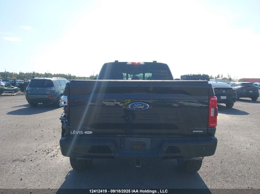 2022 Ford F150 Supercrew VIN: 1FTFW1E88NFA53613 Lot: 12412419