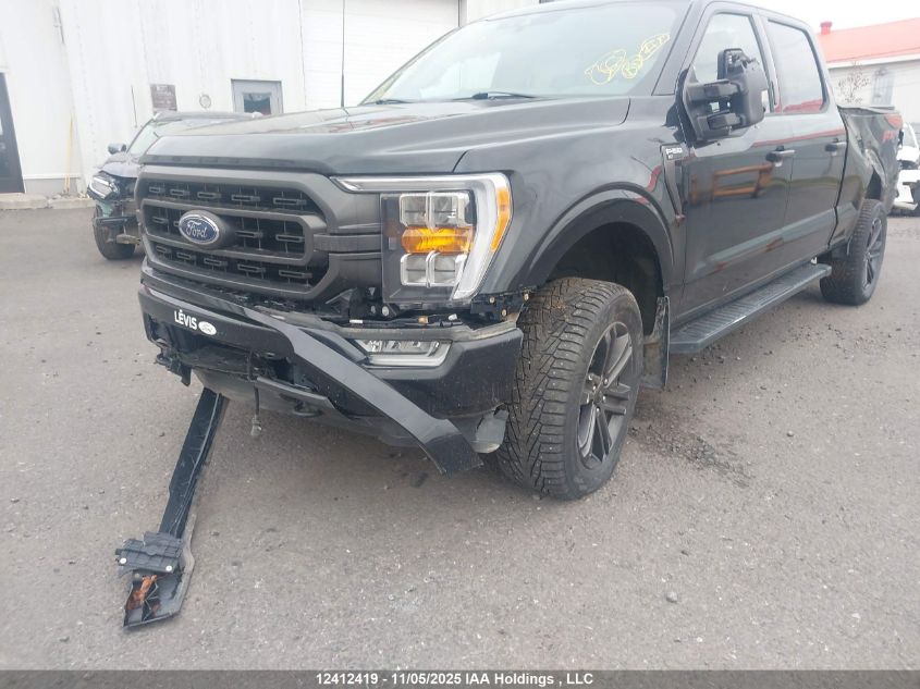 2022 Ford F150 Supercrew VIN: 1FTFW1E88NFA53613 Lot: 12412419