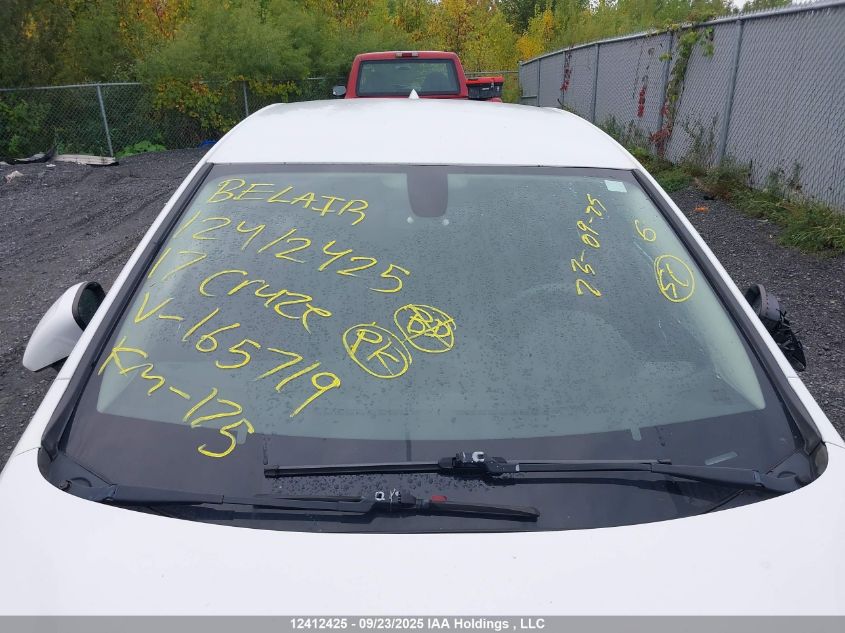 2017 Chevrolet Cruze VIN: 1G1BE5SM1H7165719 Lot: 12412425