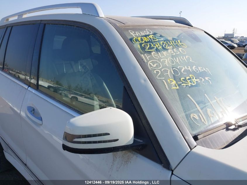 2011 Mercedes-Benz Glk 350 4Matic VIN: WDCGG8HB9BF704142 Lot: 12412446