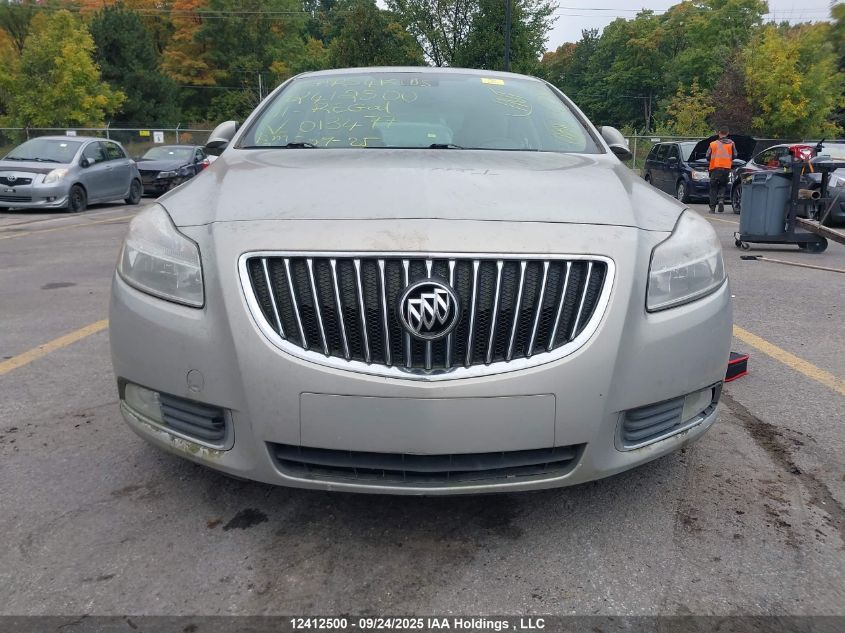 2011 Buick Regal Cxl VIN: W04GS5EC4B1013477 Lot: 12412500