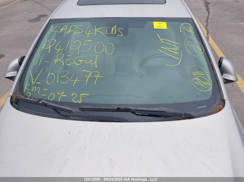 2011 Buick Regal Cxl VIN: W04GS5EC4B1013477 Lot: 12412500