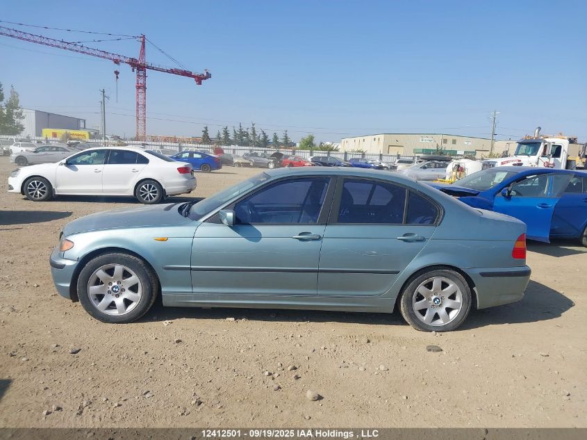 2003 BMW 325I VIN: WBAEV33453KL87478 Lot: 12412501