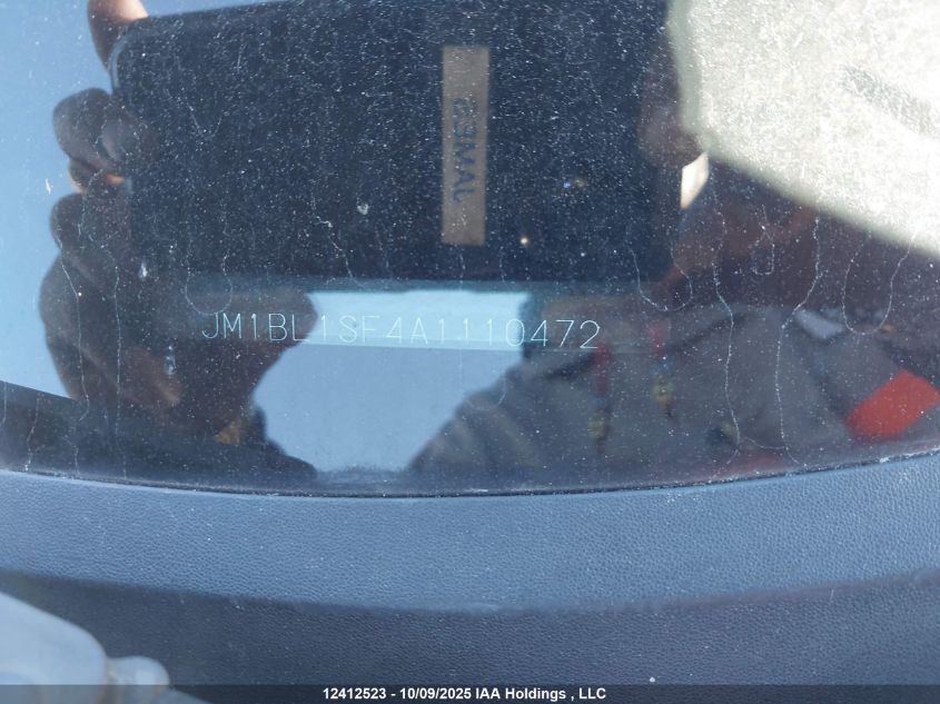 2010 Mazda 3 I VIN: JM1BL1SF4A1110472 Lot: 12412523