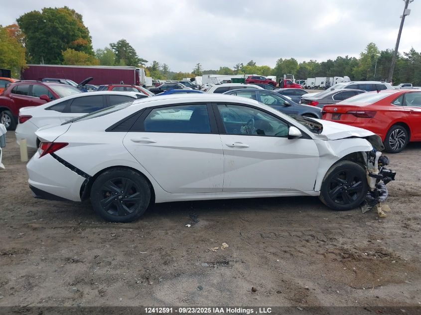 2022 Hyundai Elantra Preferred Ivt VIN: KMHLM4AG0NU317423 Lot: 12412591