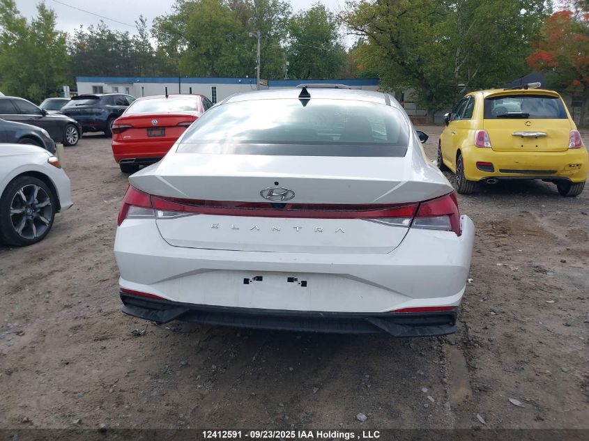 2022 Hyundai Elantra Preferred Ivt VIN: KMHLM4AG0NU317423 Lot: 12412591