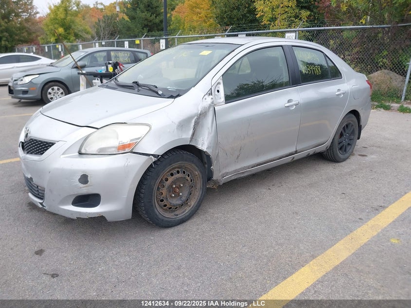 Vin: jtdbt4k33cl039988, lot: 2792336, toyota yaris 20122