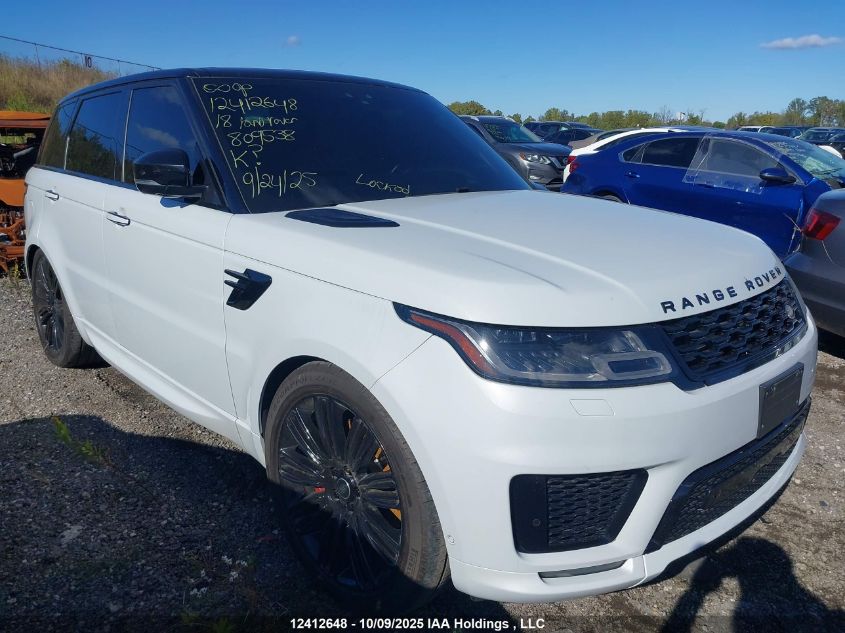 2018 Land Rover Range Rover Sport Autobiography Dynamic VIN: SALWV2RE9JA809538 Lot: 12412648