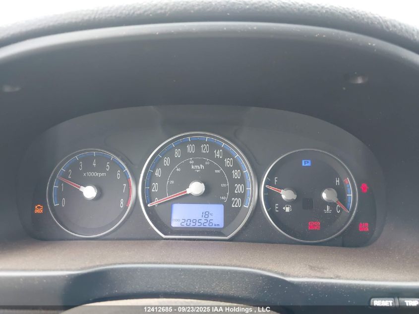 2009 Hyundai Santa Fe Gl VIN: 5NMSG13E89H250570 Lot: 12412685