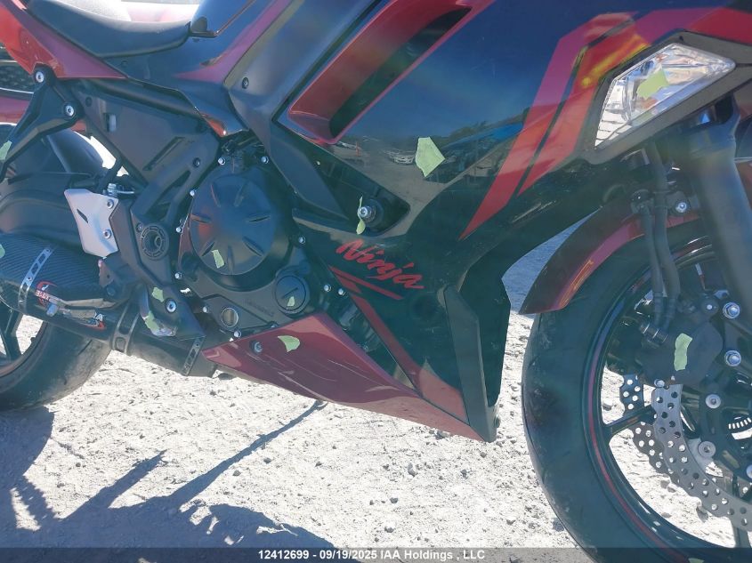 2021 Kawasaki Ex650 M VIN: ML5EXEM12MDA33790 Lot: 12412699