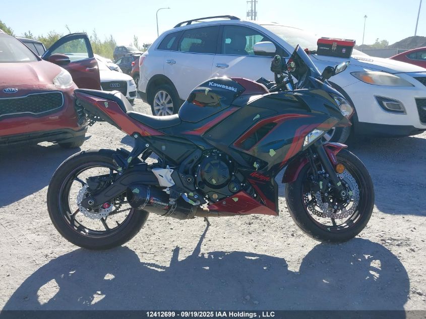 2021 Kawasaki Ex650 M VIN: ML5EXEM12MDA33790 Lot: 12412699