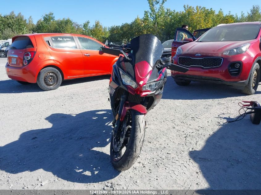 2021 Kawasaki Ex650 M VIN: ML5EXEM12MDA33790 Lot: 12412699