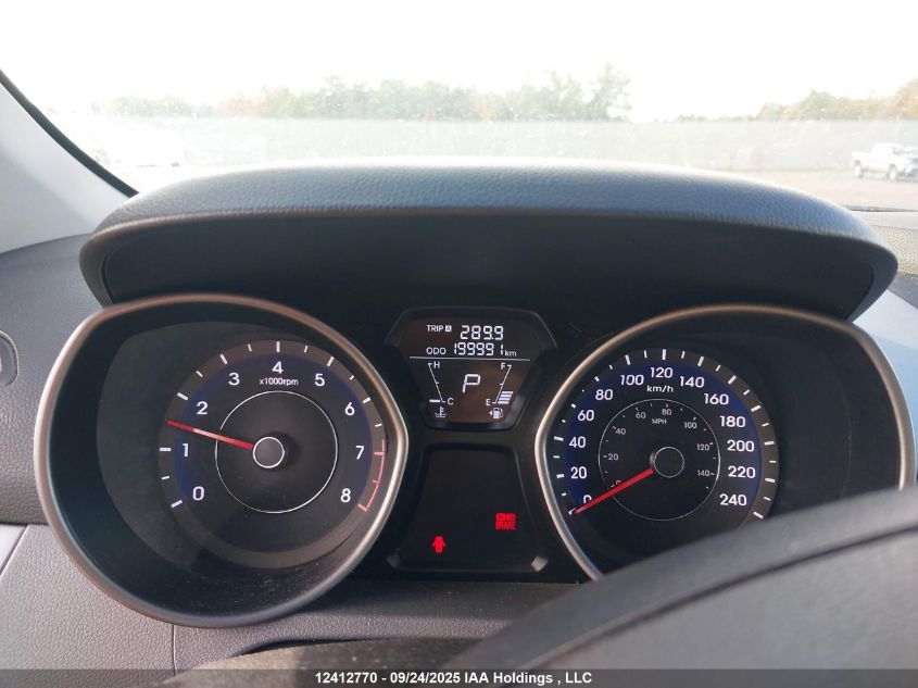 2013 Hyundai Elantra Gl VIN: 5NPDH4AE0DH321797 Lot: 12412770