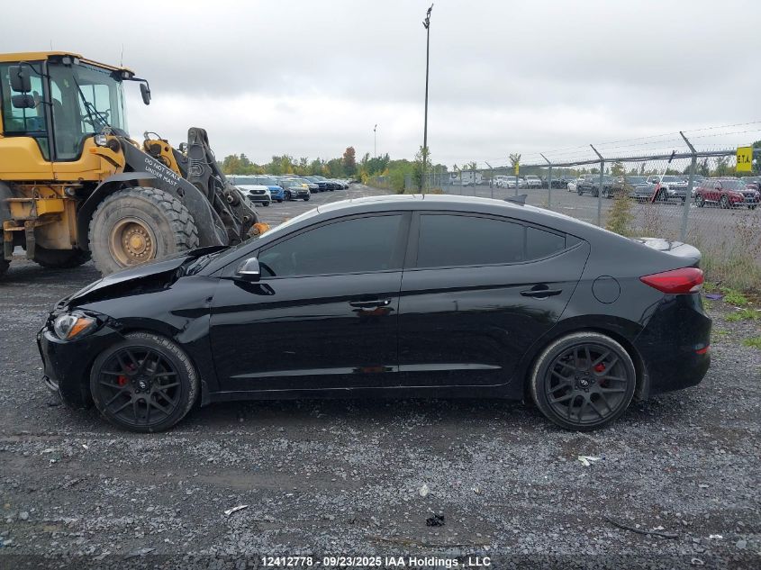 2018 Hyundai Elantra Gls VIN: KMHD84LF0JU661261 Lot: 12412778