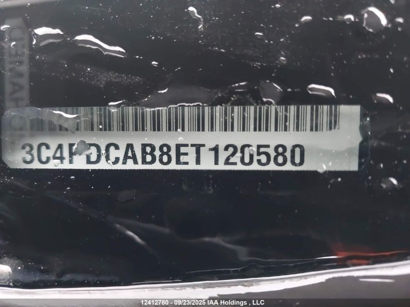 2014 Dodge Journey VIN: 3C4PDCAB8ET120580 Lot: 12412780