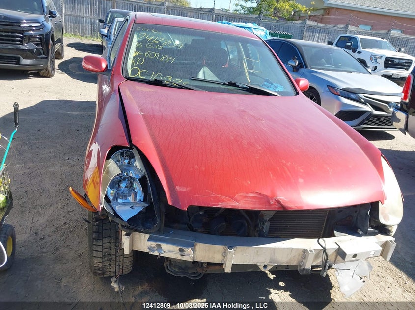 2006 Infiniti G35 VIN: JNKCV51F26M609881 Lot: 12412809