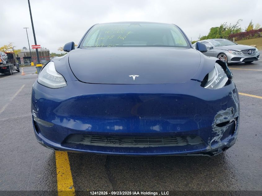 2022 Tesla Model Y VIN: 7SAYGDEE2NF467572 Lot: 12412826