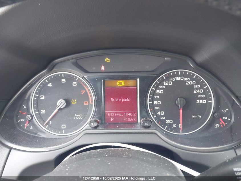 2012 Audi Q5 Premium Plus VIN: WA1LFCFP5CA069518 Lot: 12412858