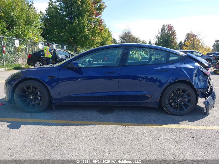 2021 Tesla Model 3 Standard Range/Standard Range Plus VIN: 5YJ3E1EA5MF973095 Lot: 12412881