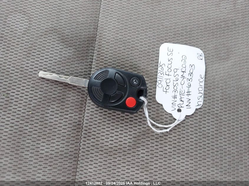 2012 Ford Focus Se VIN: 1FAHP3K23CL305659 Lot: 12412882