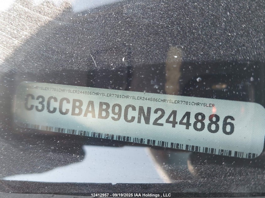 1C3CCBAB9CN244886 2012 CHRYSLER 200 photo no. 20