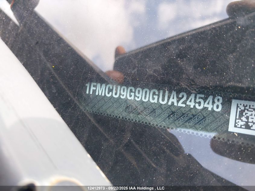 2016 Ford Escape Se VIN: 1FMCU9G90GUA24548 Lot: 12412973