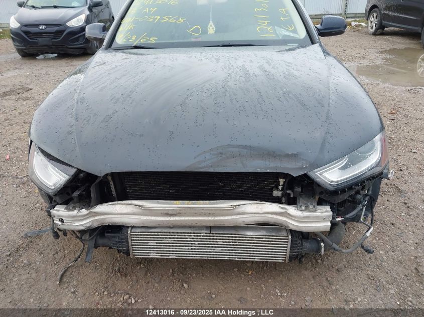 2013 Audi A4 2.0T Premium Plus VIN: WAUKFCFL5DN039568 Lot: 12413016