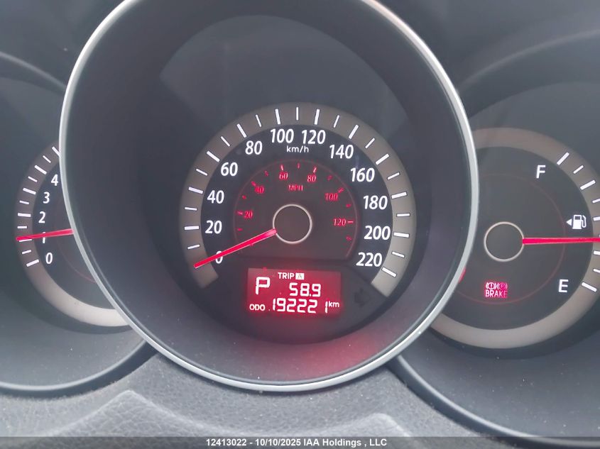 2010 Kia Forte Lx VIN: KNAFT4A2XA5257676 Lot: 12413022