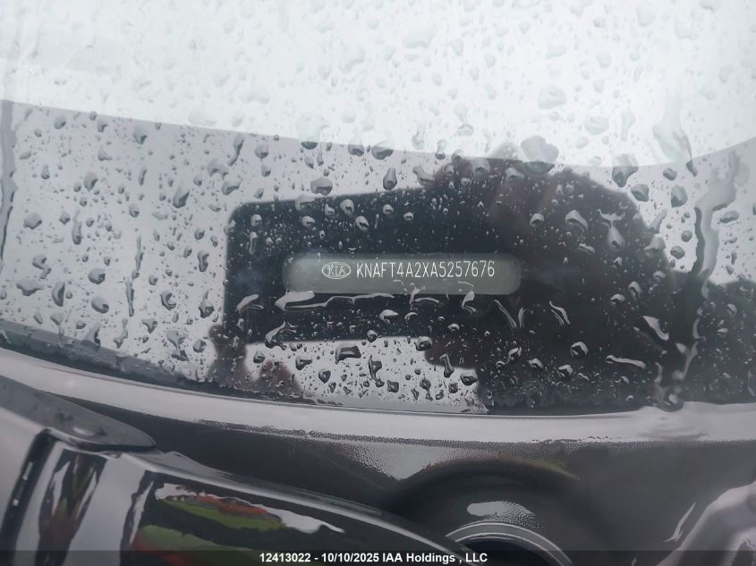 2010 Kia Forte Lx VIN: KNAFT4A2XA5257676 Lot: 12413022