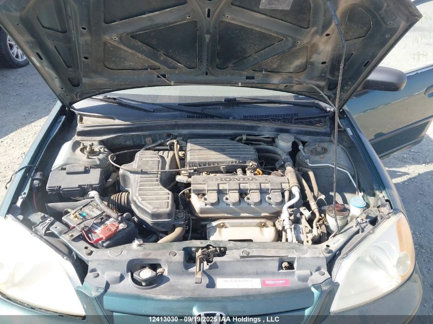 2001 Honda Civic Dx VIN: 2HGES16381H938303 Lot: 12413030