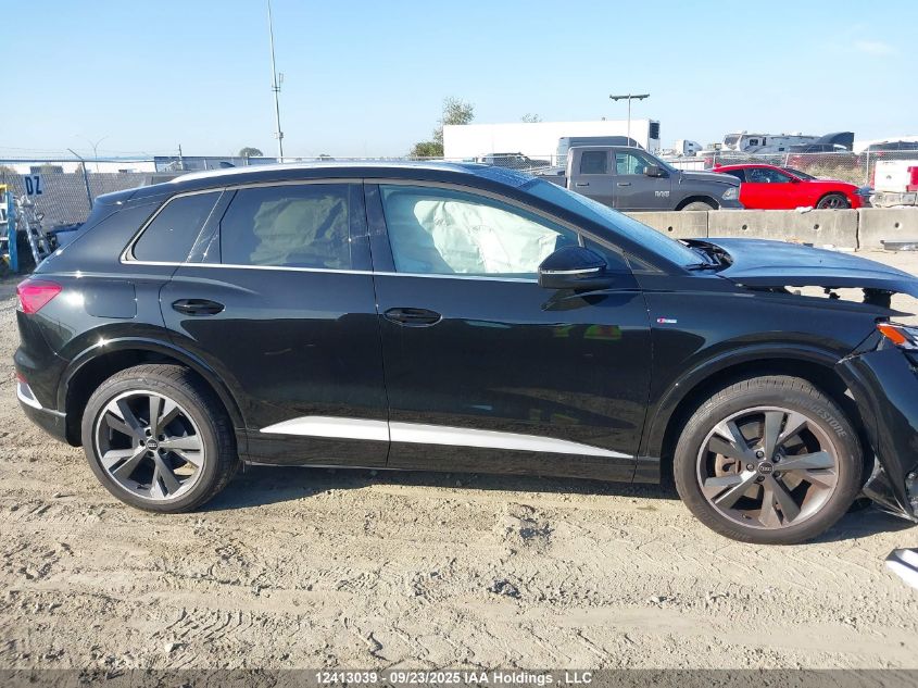 2024 Audi Q4 E-Tron VIN: WA1K2AFZ7RP006830 Lot: 12413039