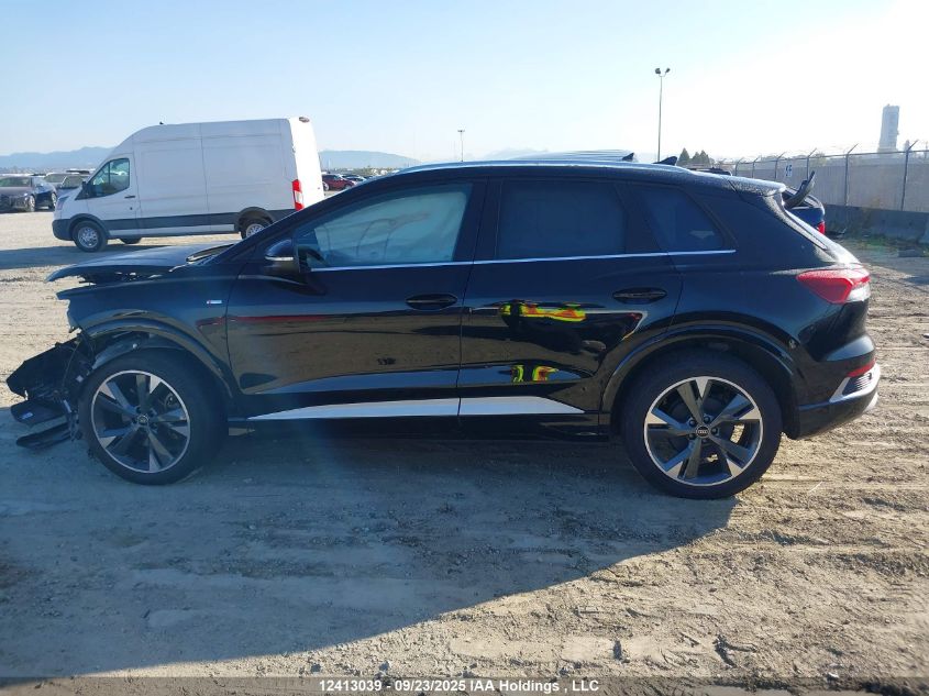 2024 Audi Q4 E-Tron VIN: WA1K2AFZ7RP006830 Lot: 12413039