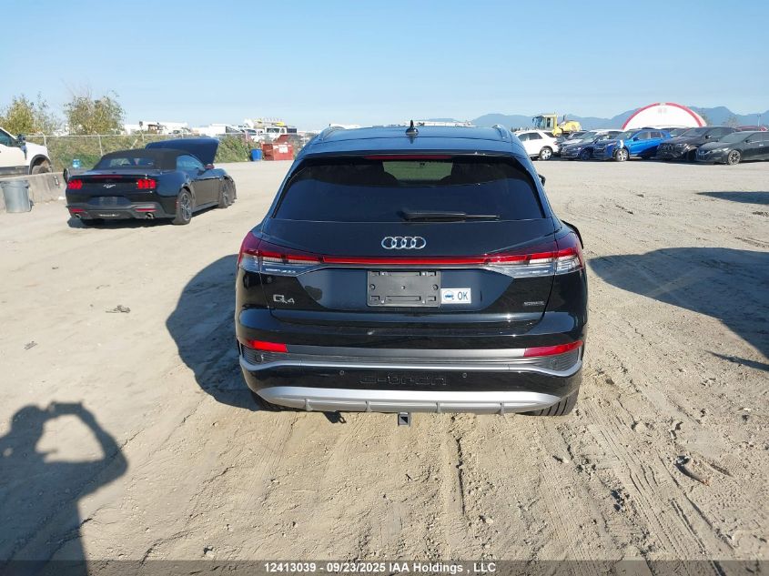 2024 Audi Q4 E-Tron VIN: WA1K2AFZ7RP006830 Lot: 12413039